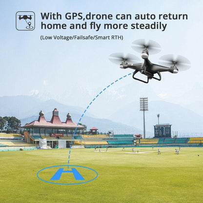 Holy Stone HS110G Drone Camera | Great Flight Time - Until Times Up