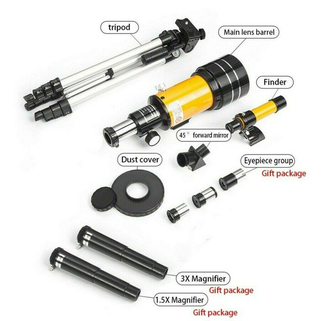Best Kids Telescope 70mm Refractor With Tripod - Until Times Up