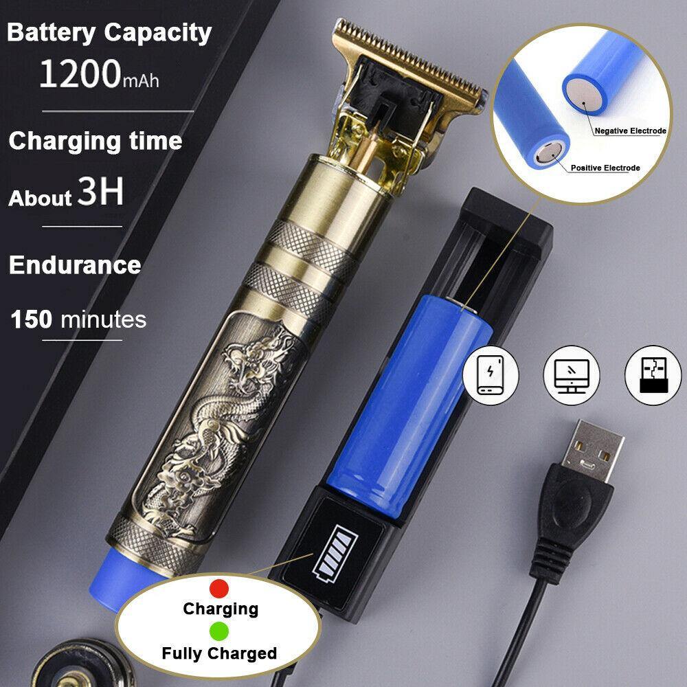 Rechargeable Professional T-Blade Barber Set | Cordless Barber Clippers - Until Times Up