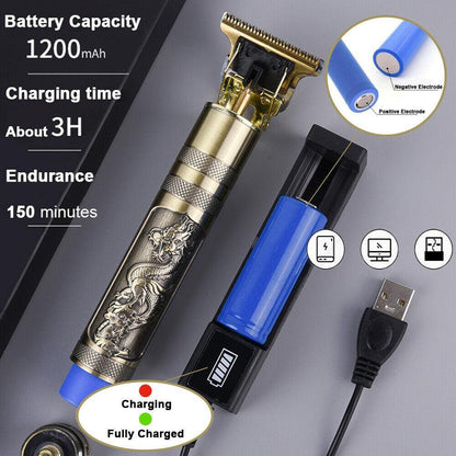 Rechargeable Professional T-Blade Barber Set | Cordless Barber Clippers - Until Times Up