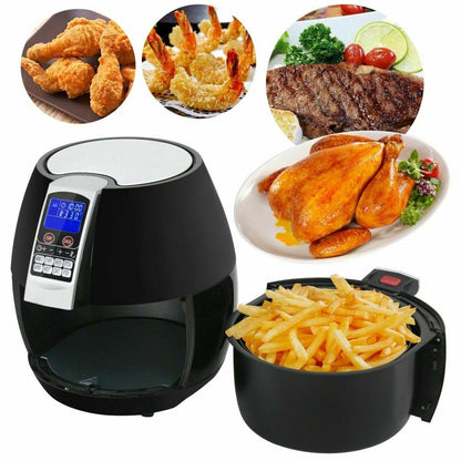 Digital Air Fryer 1500W with 8 Preset Settings - Halri