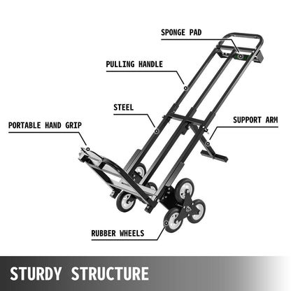 Heavy Duty Folding Cart Dolly 460lbs Capacity