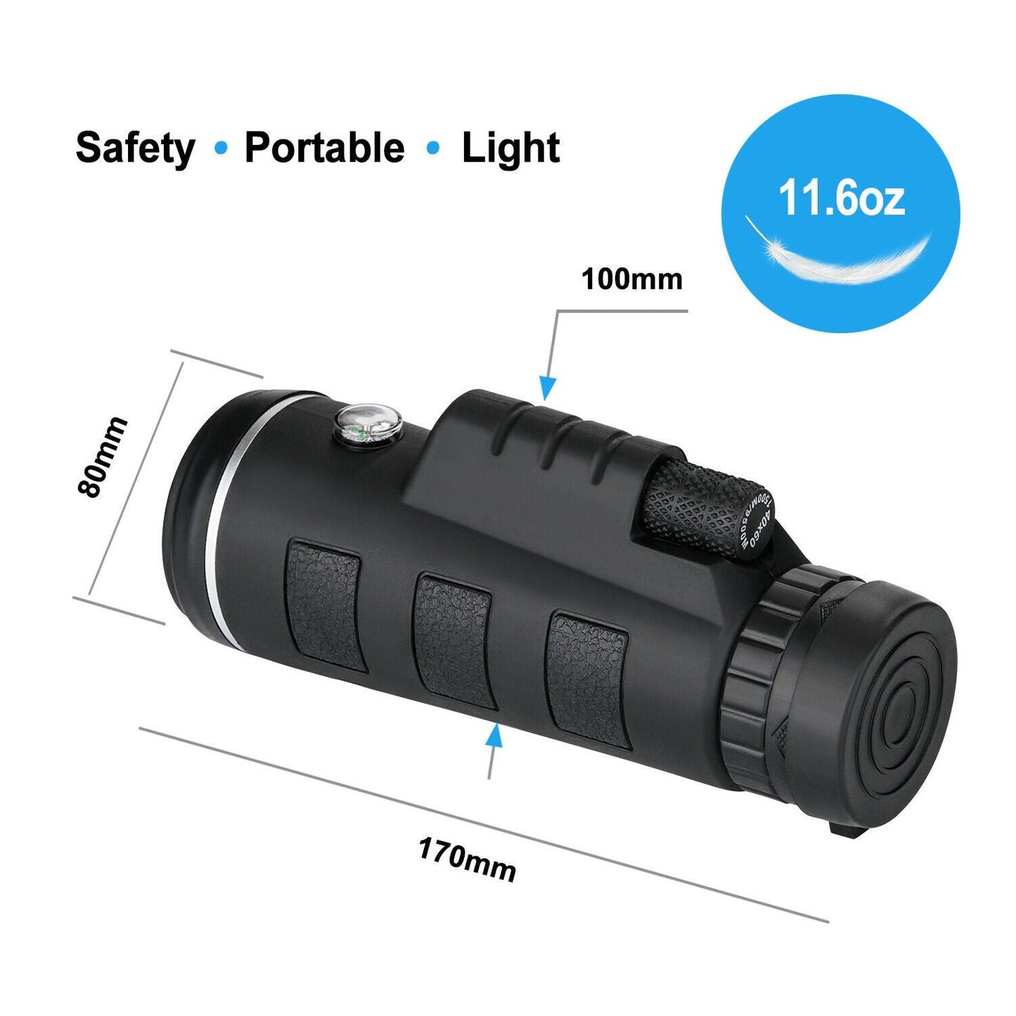 Portable Night Vision Monocular Telescope For Hiking