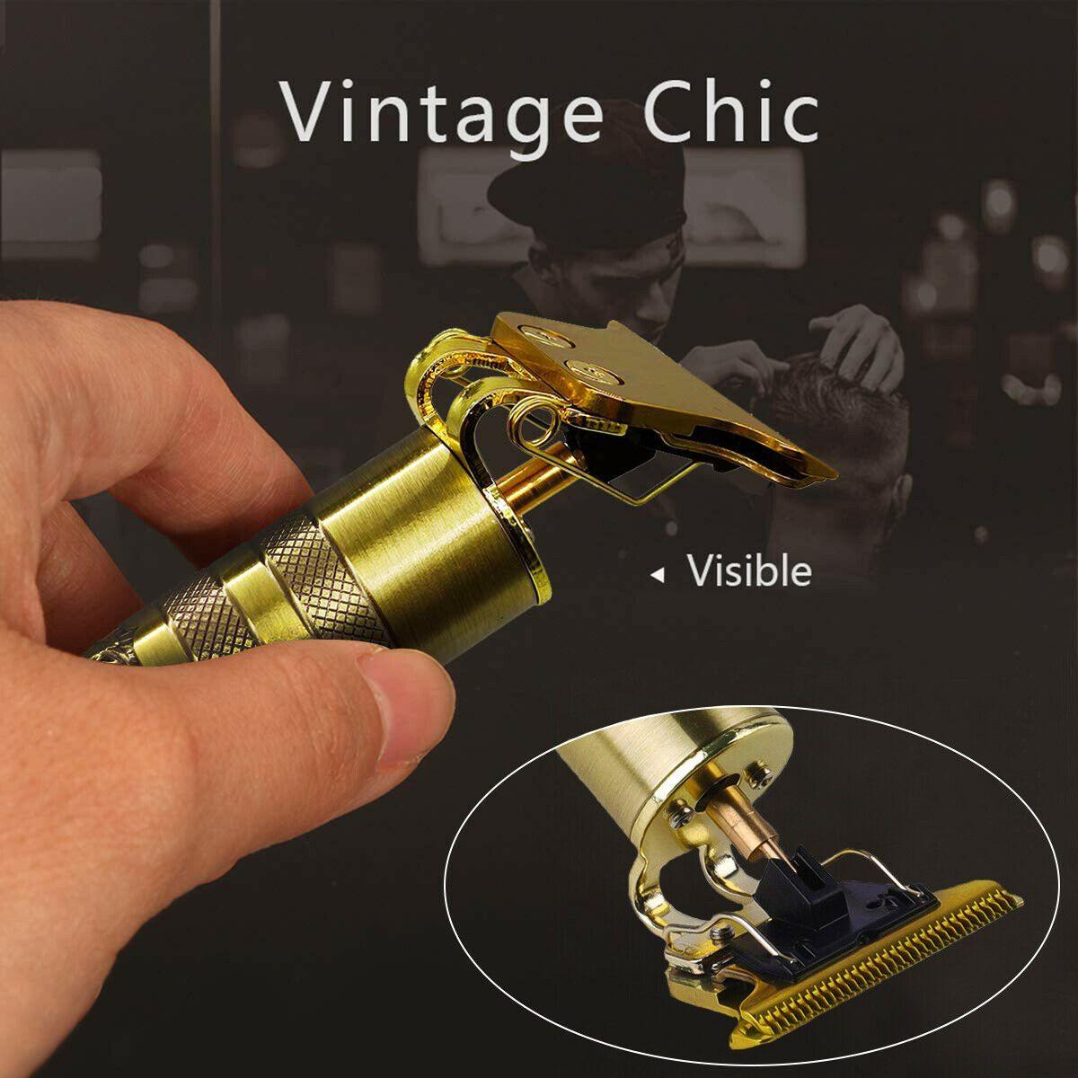 Rechargeable Professional T-Blade Barber Set | Cordless Barber Clippers - Until Times Up
