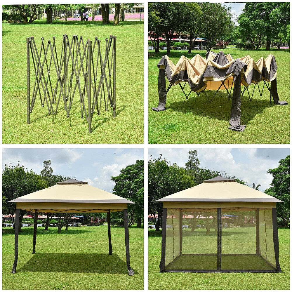 Instant Outdoor Canopy Gazebo 11x11ft Pop Up Shade