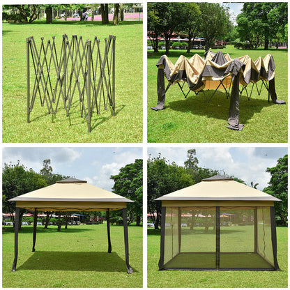 Instant Outdoor Canopy Gazebo 11x11ft Pop Up Shade