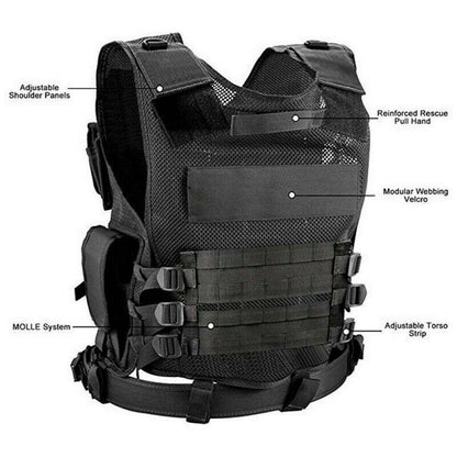 Tactical Vest Combat Assault Gear US - Until Times Up
