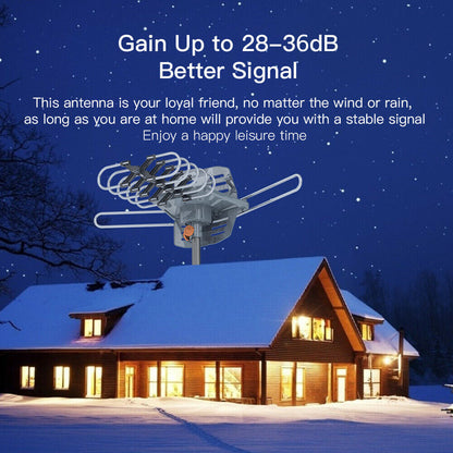 Long Range HDTV Antenna for Outdoor Use 4K UHF/VHF
