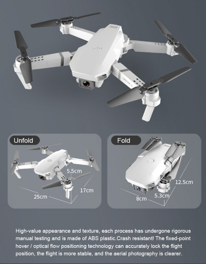 4K FPV Wifi RC Drone With UHD Camera | Foldable Quadcopter Drone - Until Times Up