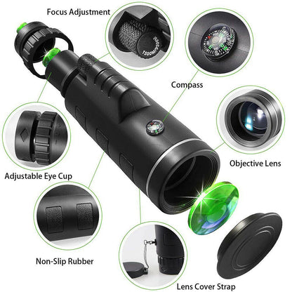 Portable Night Vision Monocular Telescope For Hiking