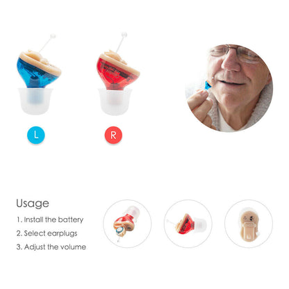 Discreet Behind Ear Hearing Aids