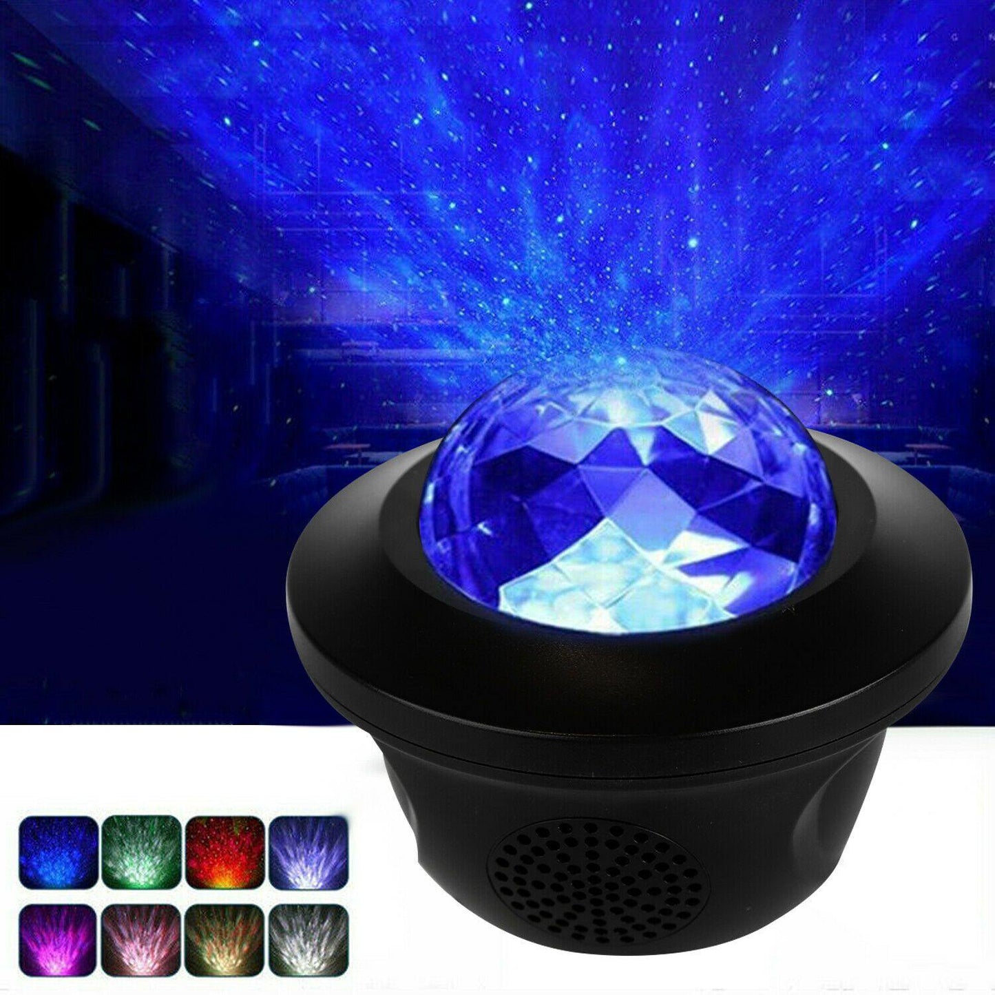 Colorful Galaxy Night Light 3D Star Projector Lamp - Halri