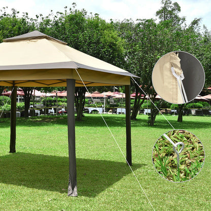 Instant Outdoor Canopy Gazebo 11x11ft Pop Up Shade