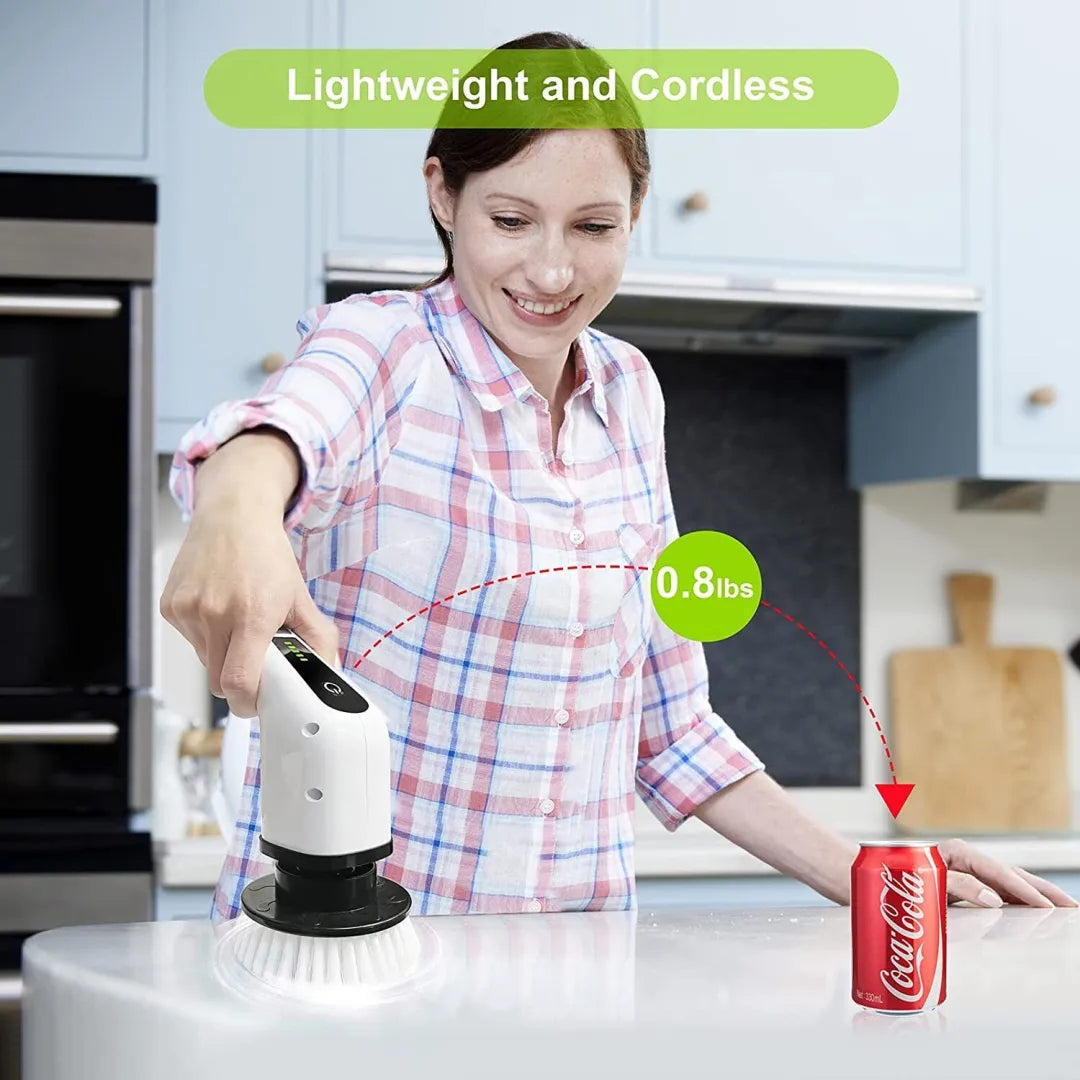 Rechargeable Spin Cleaning Brush with 7 Interchangeable Heads