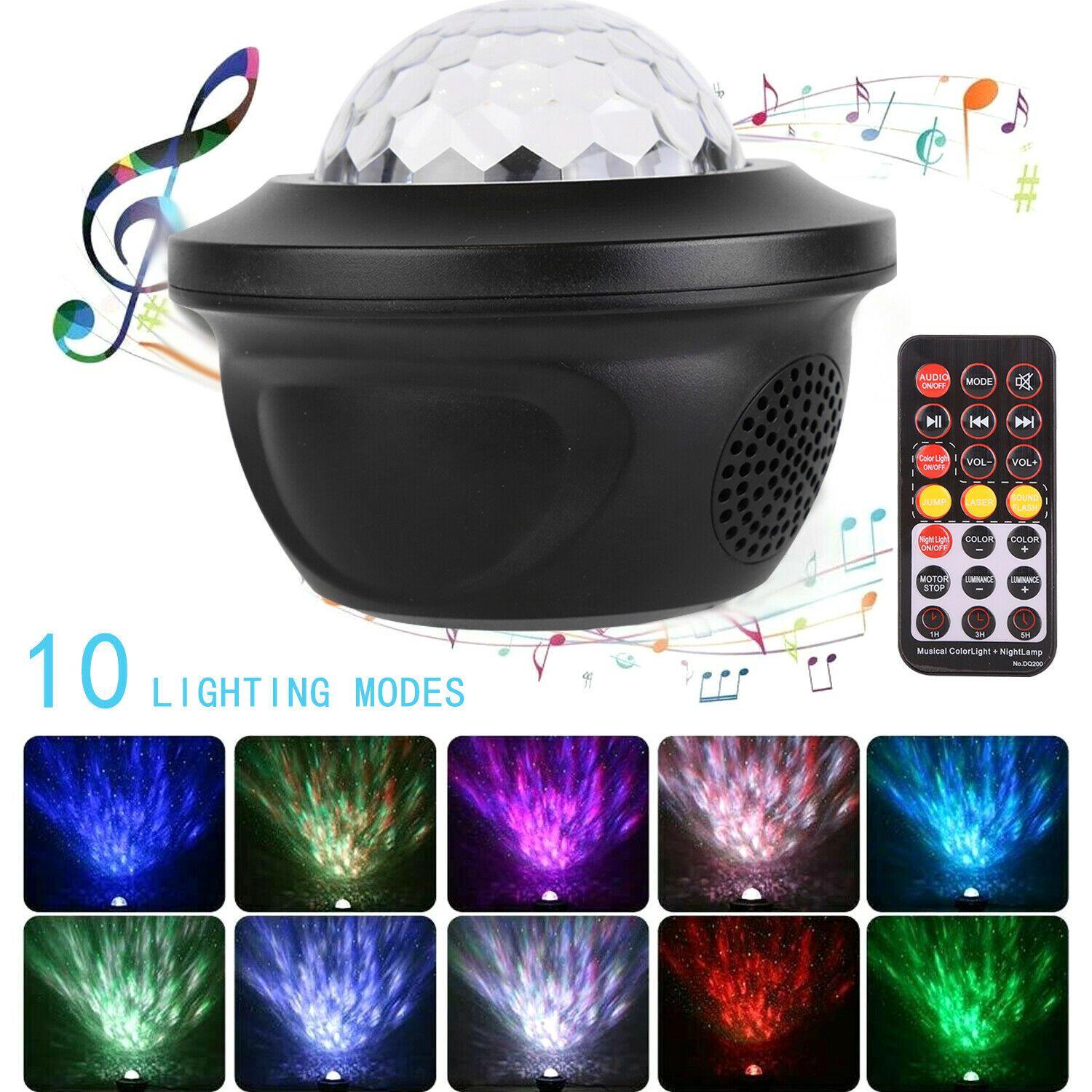 LED Starry Night Sky Galaxy Projector Light 3D Ocean Star Lamp Party Decor Lamp - Until Times Up