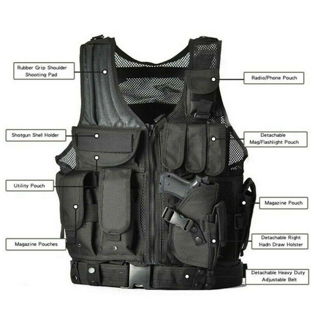 Tactical Vest Combat Assault Gear US - Until Times Up