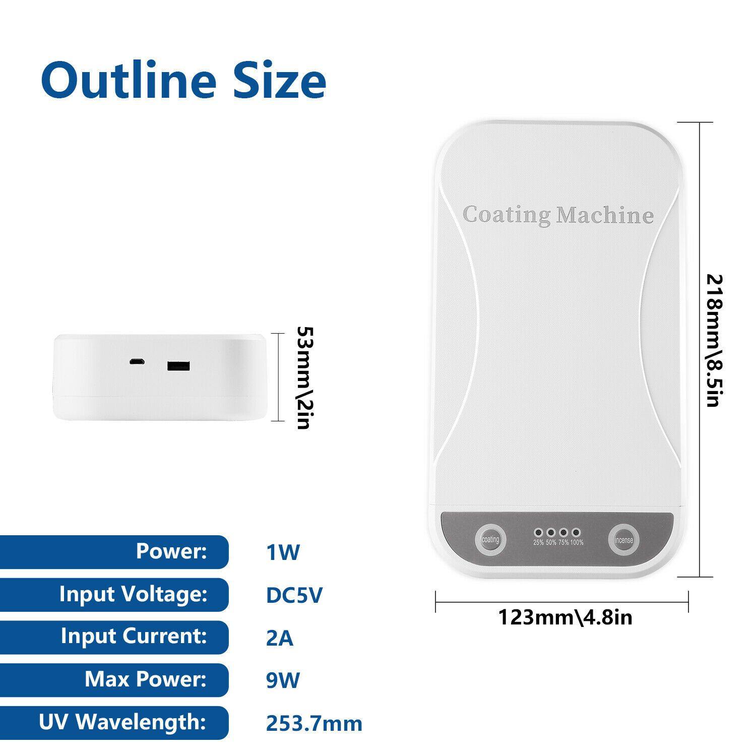 Ultraviolet Cell Phone Sterilizer Sanitizer Box Case Cleaner UVC - Until Times Up