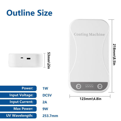Ultraviolet Cell Phone Sterilizer Sanitizer Box Case Cleaner UVC - Until Times Up