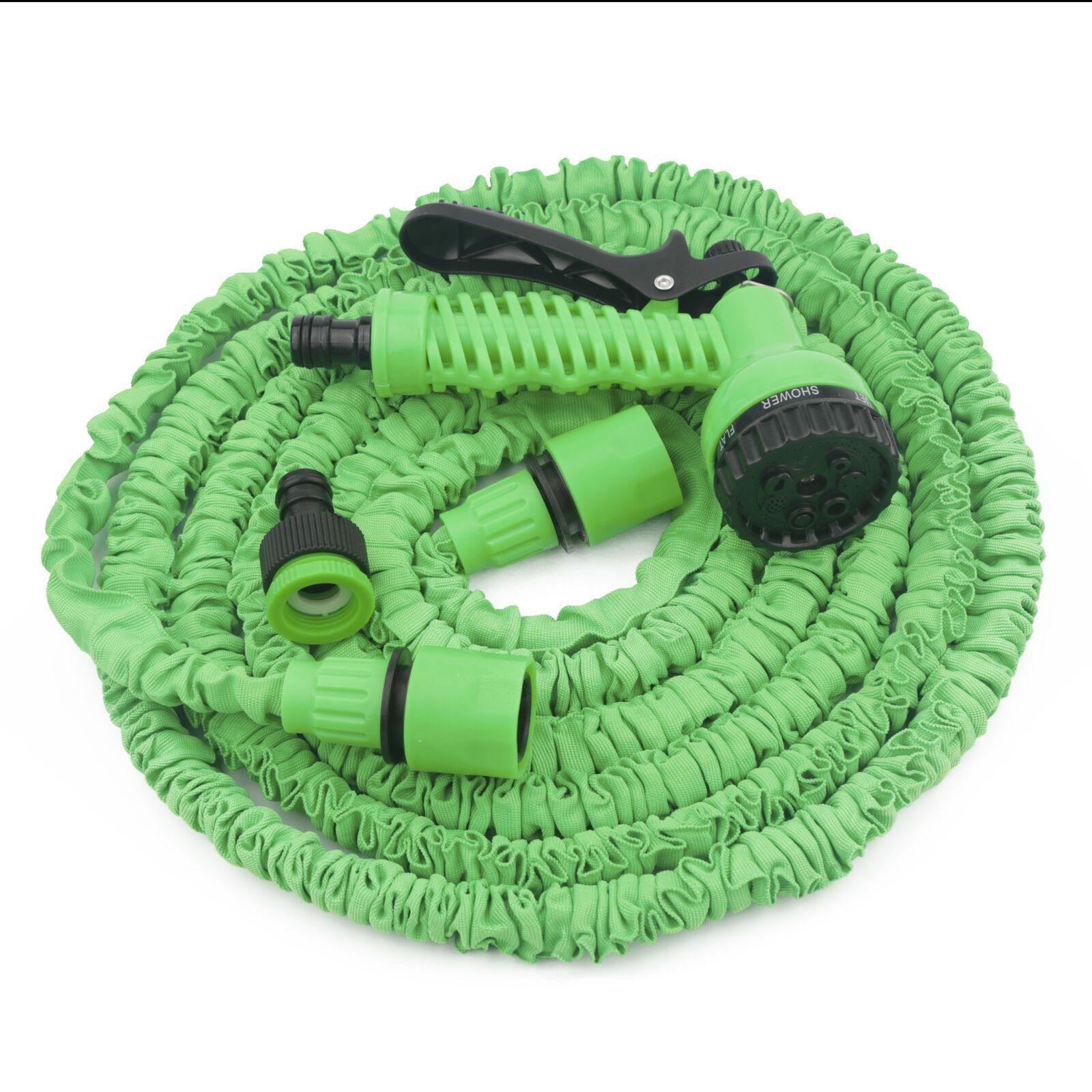 Latex Expanding Flexible Water Hose with Spray Nozzle - Until Times Up