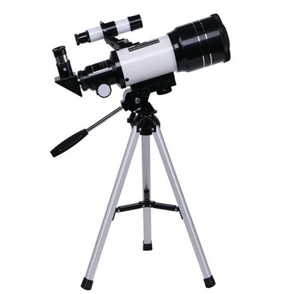 High Power 150x Refractor Telescope with Tripod and Adapter - Halri