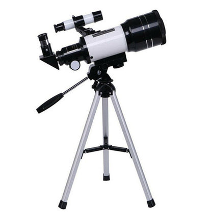 High Power 150x Refractor Telescope with Tripod and Adapter - Halri