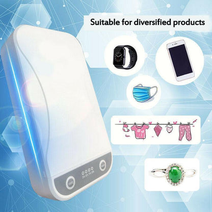 Ultraviolet Cell Phone Sterilizer Sanitizer Box Case Cleaner UVC - Until Times Up