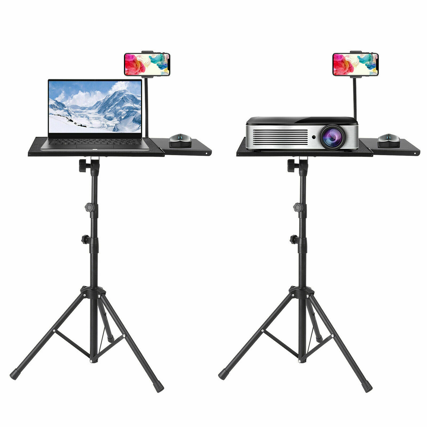 Sturdy Adjustable Projector Table Top Mount Stand