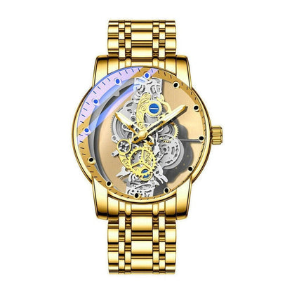 Trendy Men's Quartz Stainless Steel Automatic Watch