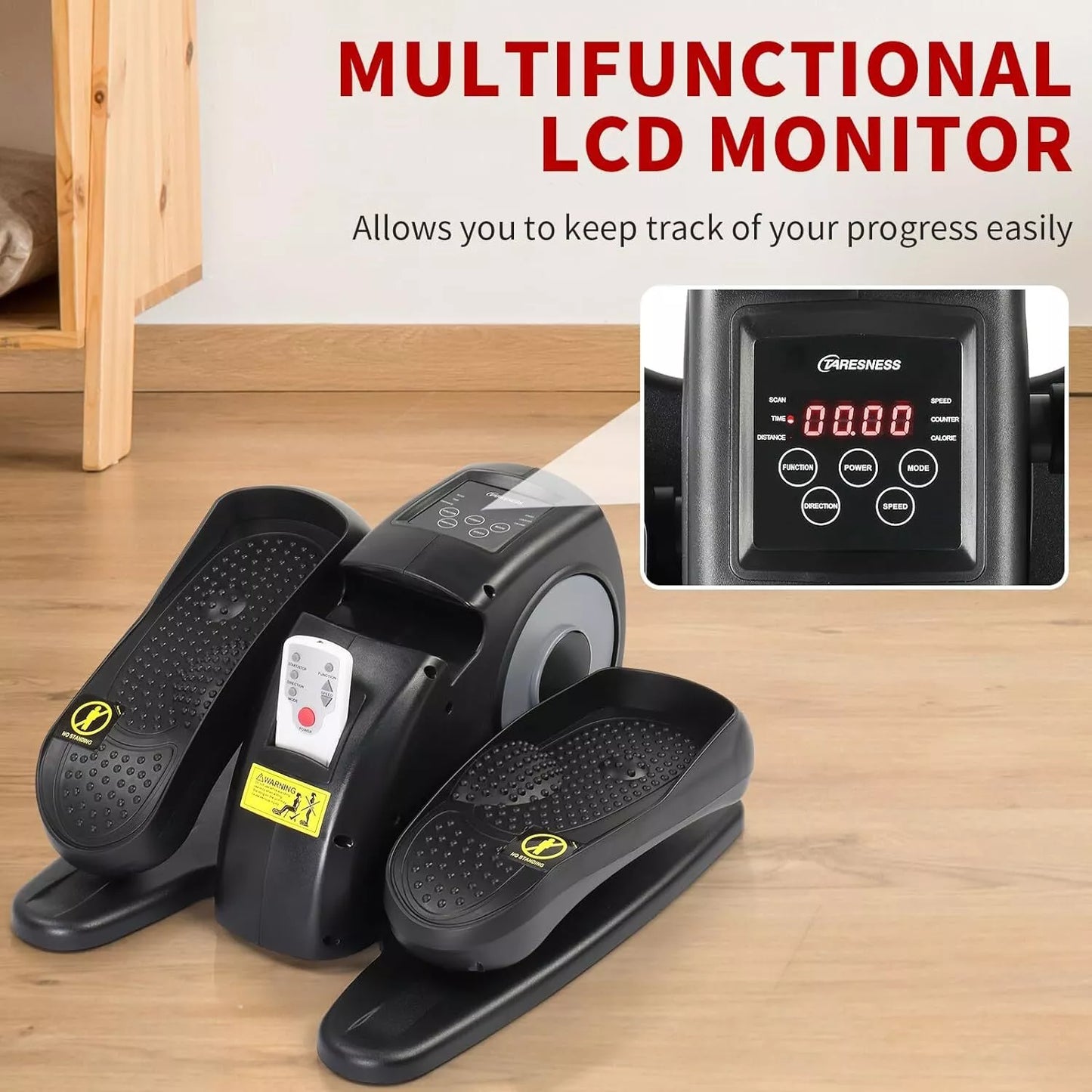 Compact Home Office Foot Pedal Exerciser