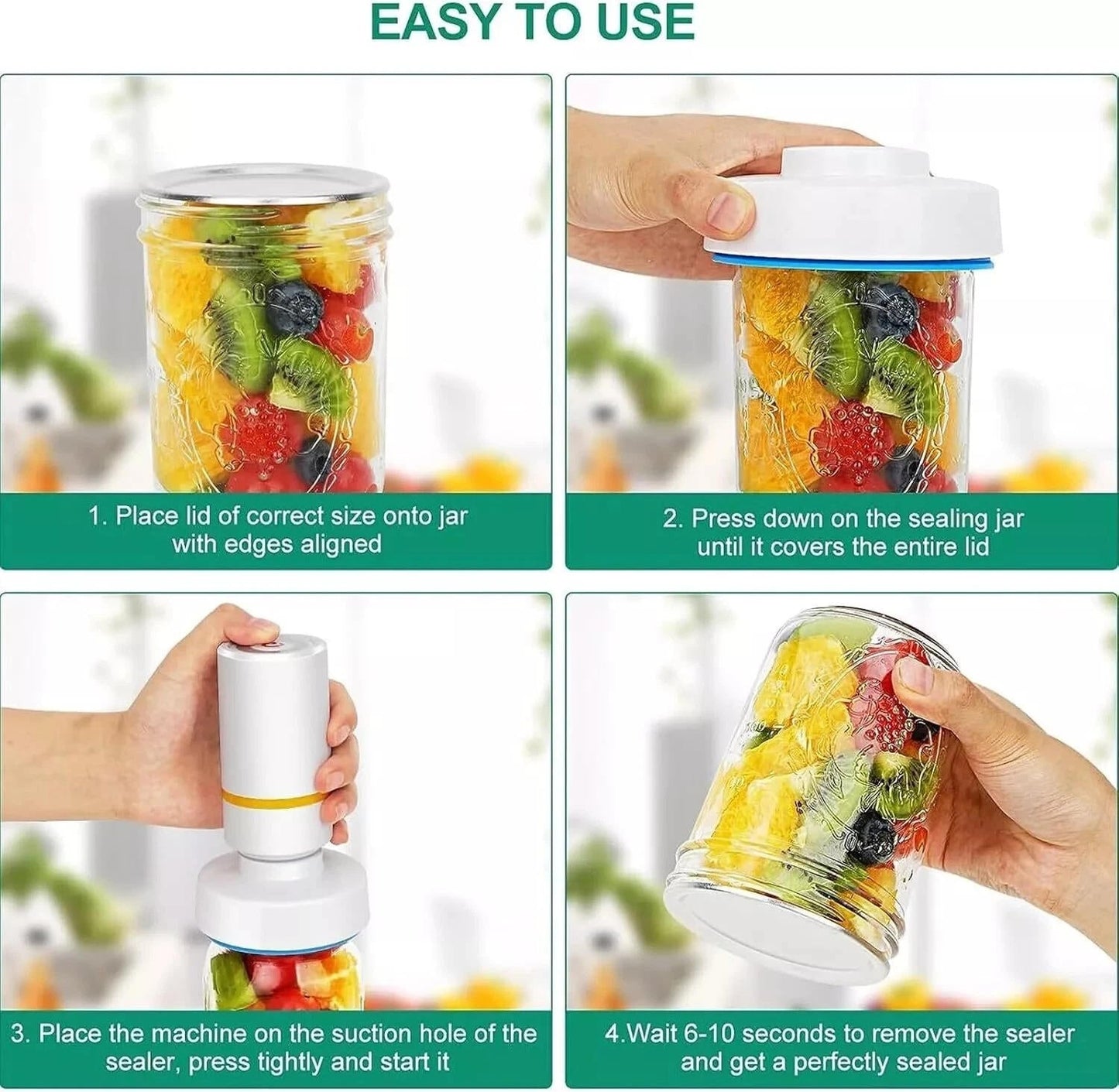 Airtight Food Storage Container Sealer