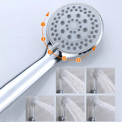 Powerful Shower Head with Long 5ft Hose