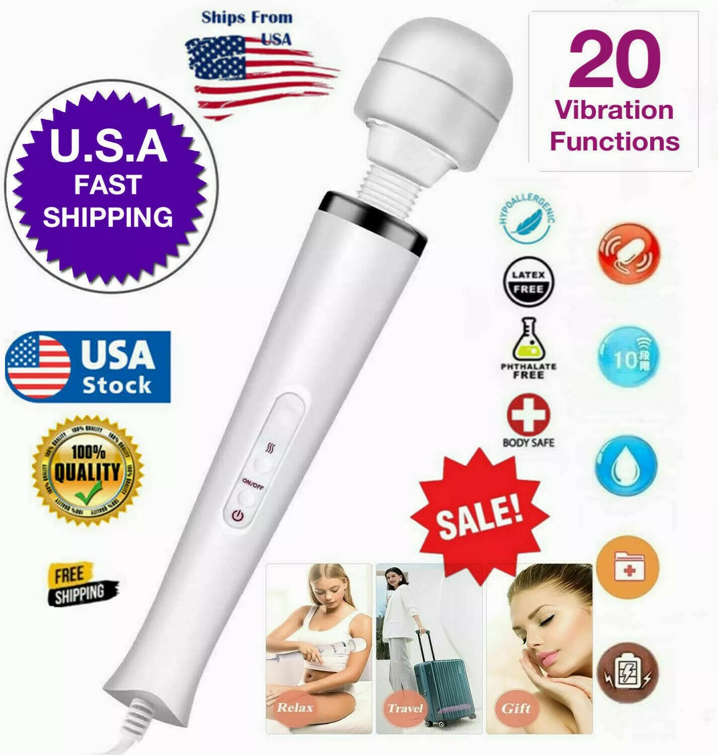 Portable Electric Body Massage Tool