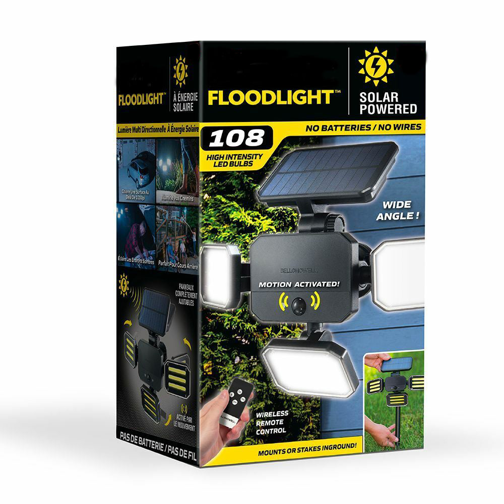 Wireless Motion Sensor Security Light with Remote