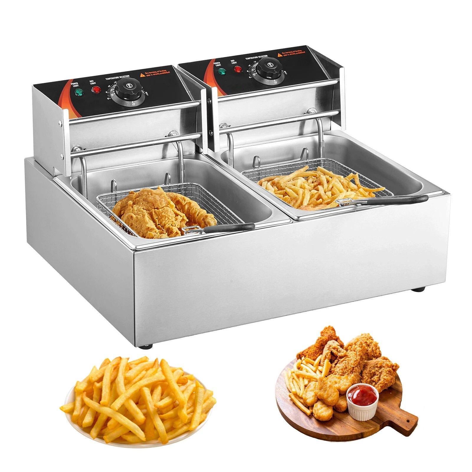 Large Electric Deep Fat Fryer - Halri
