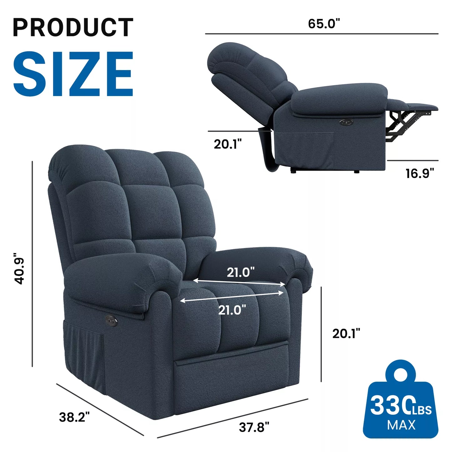 Comfortable Power Lift Recliner Chair