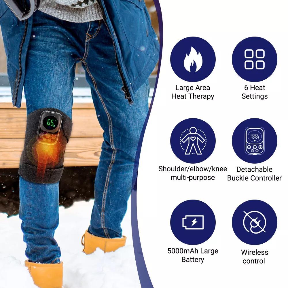 Electric Thermal Knee Warmer Massager
