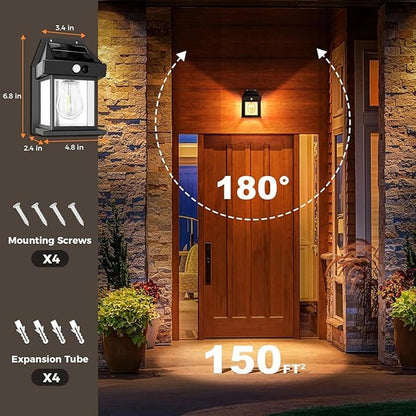 Motion Sensor Exterior Wall Lamps