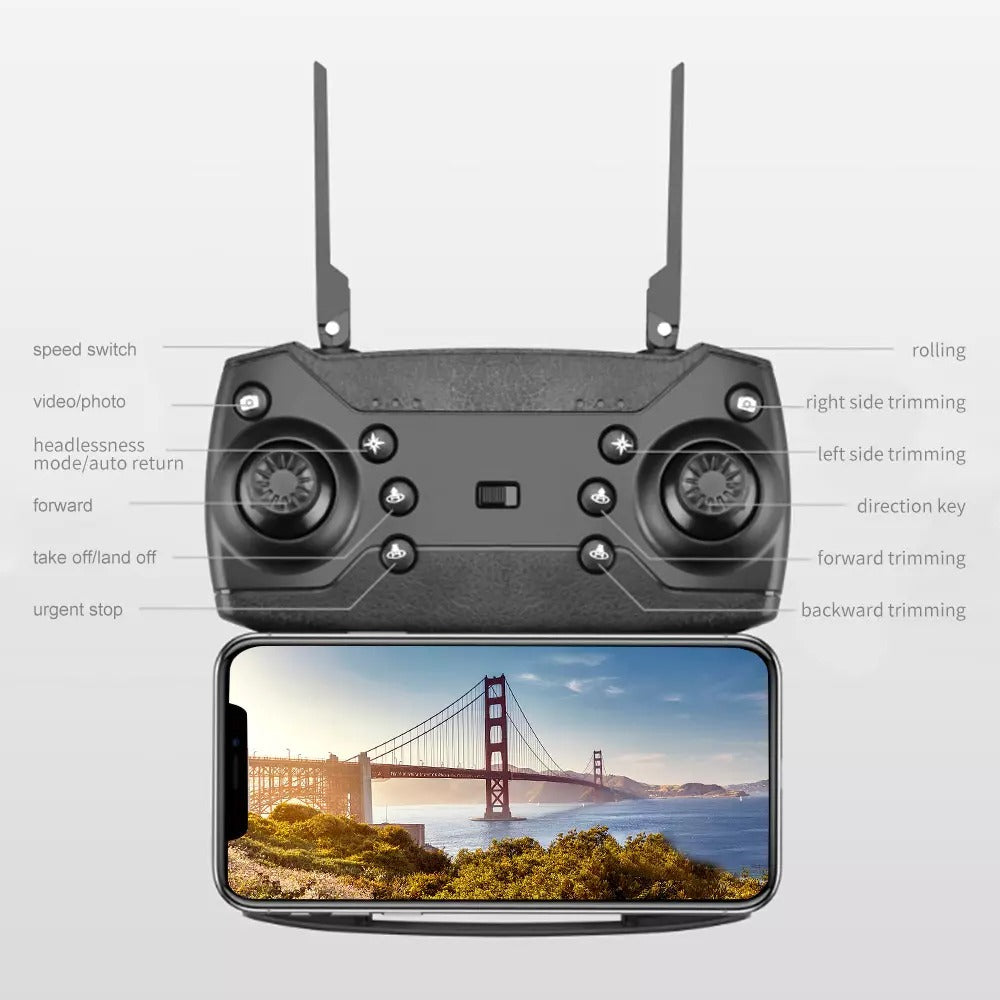 Ultra HD Dual Lens Quadcopter Drone