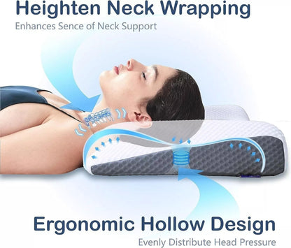 Contour Pillow for Neck Support Relief