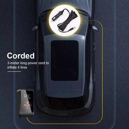 Compact Auto Tire Inflator Compressor