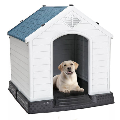 Breathable Outdoor Dog House with Air Vents