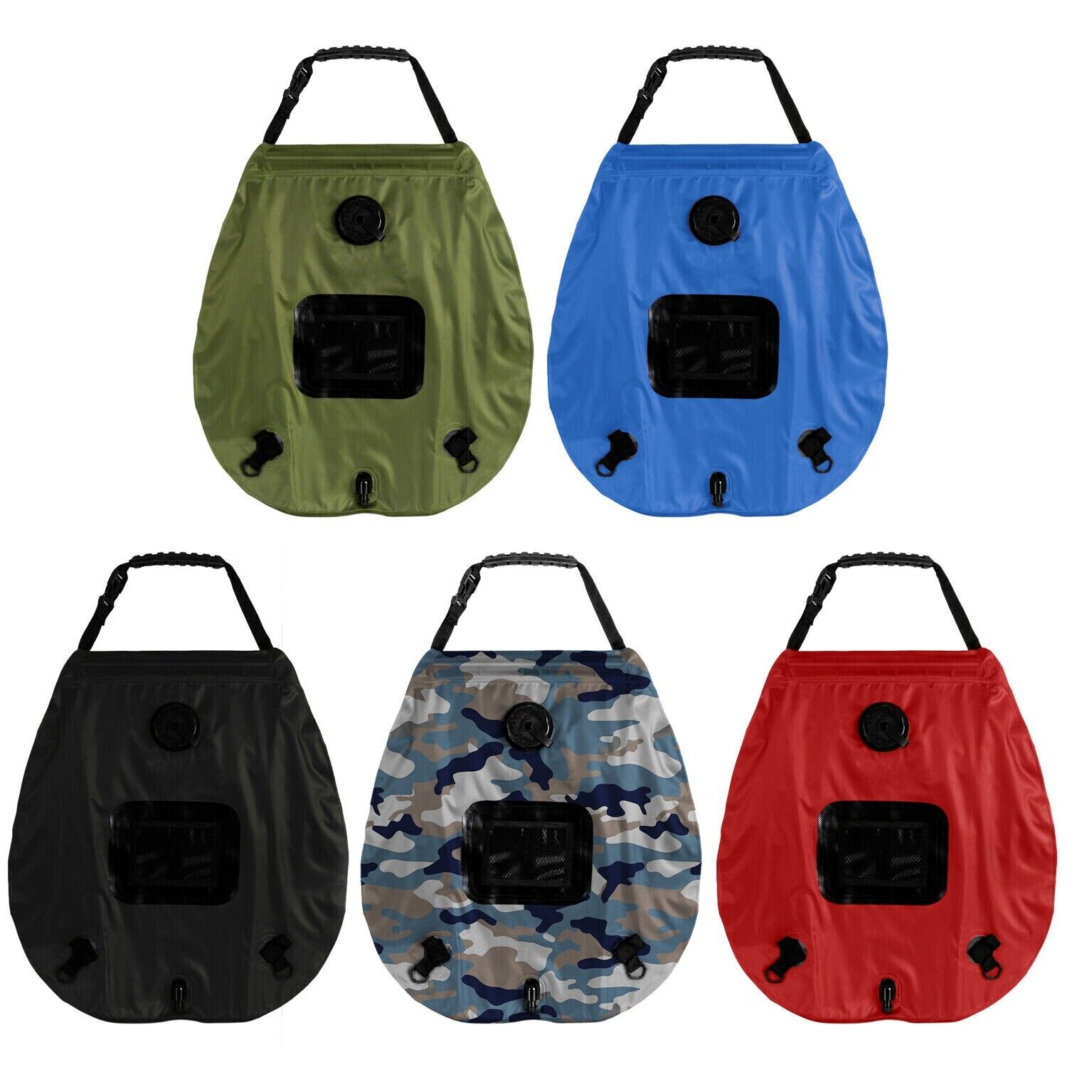 Compact Solar Heated Shower Bag for Camping - Halri