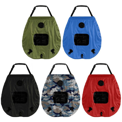 Compact Solar Heated Shower Bag for Camping - Halri