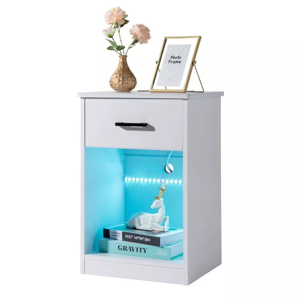 Compact Bedroom Side Table - Halri