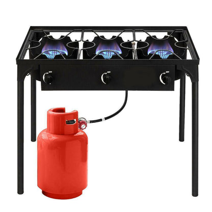 Compact Gas Camping Stove Portable Outdoor Cooker Grill