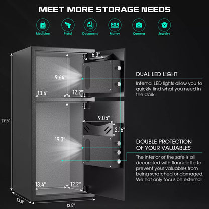 Extra Large Protective Security Safe Box