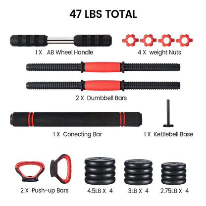 Space Saving Home Dumbbell Set