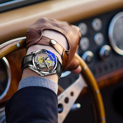 Trendy Men's Quartz Stainless Steel Automatic Watch