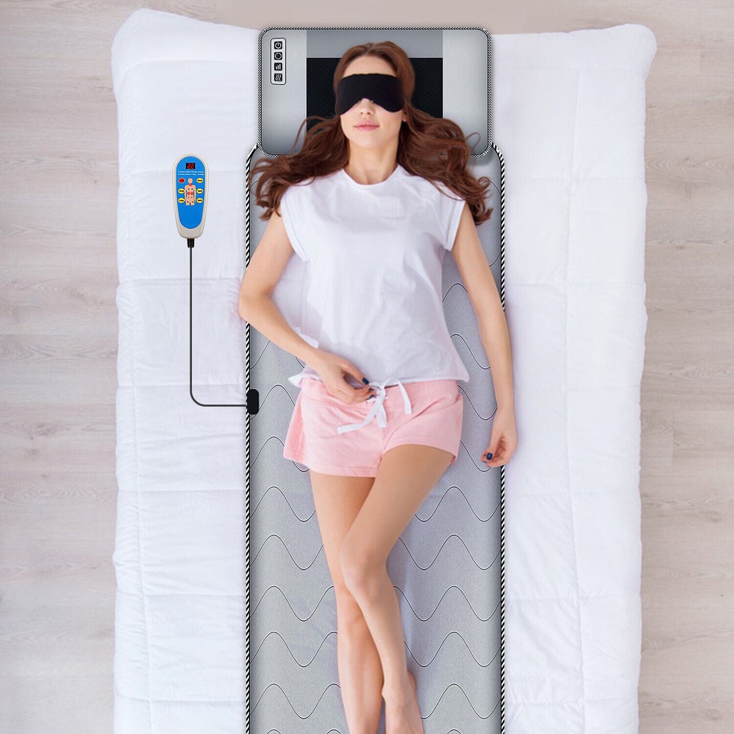 Warm Electric Full Body Massage Bed Mat - Halri