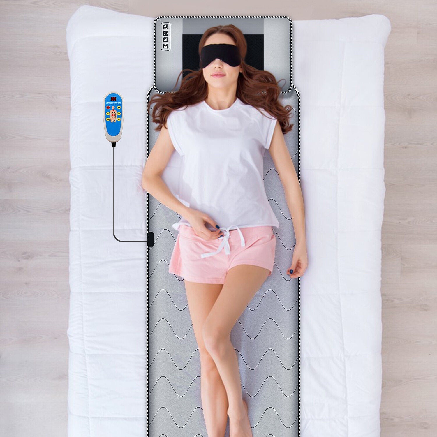 Warm Electric Full Body Massage Bed Mat - Halri
